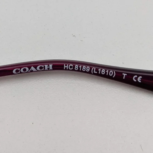 🕶️Frame Only! Coach HC8189 L1610 Sunglasses 55/17 135 /KAD728🕶️ - Picture 4 of 6